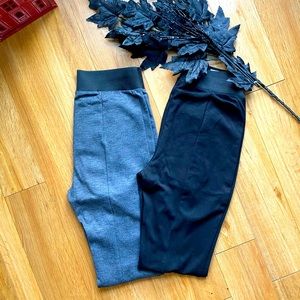 Banana Republic Black and Gray Leggings